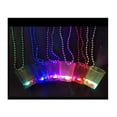 thumbnail image 2 of 12 Light Up Flashing LED Shot Glass Mardi Gras Bead Necklace Party Favor Barware, 2 of 8
