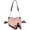 Pink, variant on Hsqqdc Punk Heart Shaped PU Leather Ita Crossbody Bag, Devil Bat Wings Pin Display Messenger Purse for Women