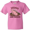 thumbnail image 3 of Inktastic Hogs and Kisses with Cute Pig Family Youth T-Shirt, 3 of 5