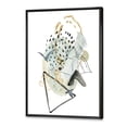 thumbnail image 3 of Designart 'Mountain Bird With Gouache Of Abstract Landscape' Modern Framed Canvas Wall Art Print, 3 of 5