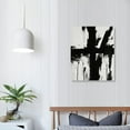 thumbnail image 3 of Nawypu  Black and White Abstract Canvas Wall Art Prints Textured Painting for Living Room, 3 of 4