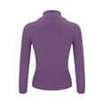 thumbnail image 5 of Dyfzdhu Turtleneck Sweaters for Women Slim Fit Lightweight Long Sleeve Undershirt Warm Knitted Pullover Purple, 5 of 8
