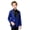 Blue, variant on Kids Boys Glitter Sequins Wedding Pageant Blazer Coats Long Sleeves Jackets Modern Dancing Stage Performance Tuxedo Silver 6