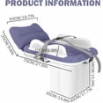 thumbnail image 4 of Airplane Bed, Inflatable with Pump, Portable Travel Bed for Car Plane Camping, Includes Patch Kit and Storage Bag(Q), 4 of 8