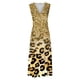 thumbnail image 4 of Vestido Corto de Verano de Moda sin Mangas con Cuello en V Impreso Vestido Casual Grande Del Doblado para Diario, 4 of 5