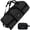 Black, variant on STOVER 80L Rolling Duffel Bag w/ Wheels, X-Large Durable Backpack + Toiletry Bag (Black)