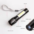 thumbnail image 3 of Lampe de Poche Forte Charge USB Lampe de Poche Télescopique Mini Éclairage Extérieur, 3 of 4