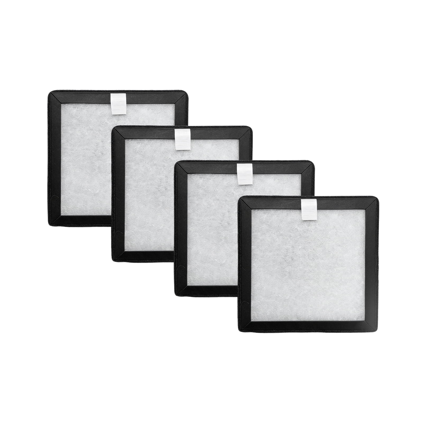 Nispira 2-in-1 Activated Carbon Replacement Filter For Potulas Compact Desktop Air Purifier, 4 Packs