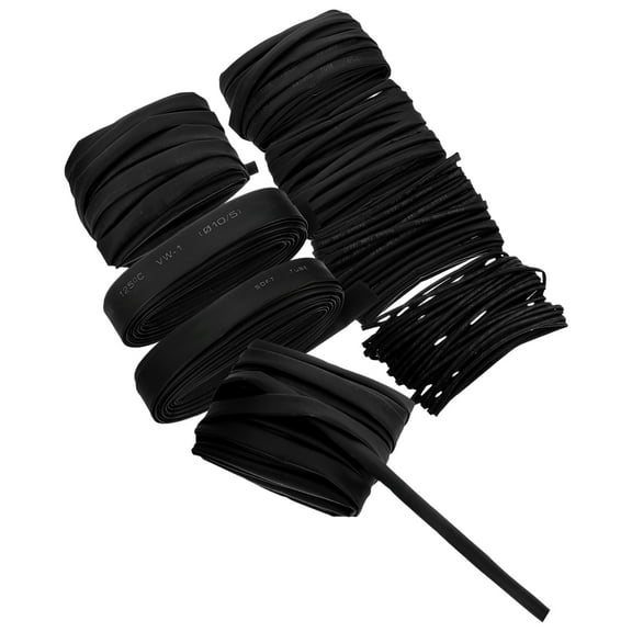HEMOTON 8pcs Heavy Duty Heat Shrink Tubing Ratio Sleeves Wraps for Electrical Industrial Cable Wire Tube