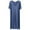 Blue, variant on ibuvkizy Women Plus Size Dress,Womens Fashion Summer Dress,Fashion Women's Short Sleeve V-Neck Dress,Maxi Dress,Sun Dresses Maxi Dresses for Women 2025