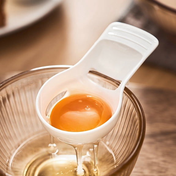 ZenCart Egg Yolk Separator Food Grade Kitchen Gadget for Easy Egg White & Yolk Separation Baking Tool for Cakes Muffins