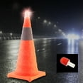 thumbnail image 1 of VERDANVERSE Cône de Circulation 1Pcs Bandes Réfléchissantes pour Blocage Routier et Usage Extérieur, 1 of 8