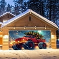 thumbnail image 2 of GUANGHONG Holiday Cheer Garage Festive Christmas Banner With Bright Colors Festive Design Perfect for Auto Enthusiasts Home Garages Easy Hanging Durable Material, 2 of 4