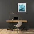 thumbnail image 3 of Popp, Grace 15x18 White Modern Wood Framed Museum Art Print Titled - Quiet Wave I, 3 of 4