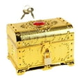 thumbnail image 3 of Cofre del tesoro pirata, caja de regalo con decoración de color antiguo., 3 of 9