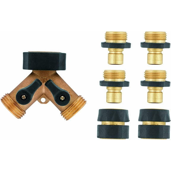 Orbit 3 Pack (21 Total Pieces) 7-Piece Quick Connect Set - Easy On/Off for Hose and Faucet