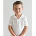 thumbnail image 2 of Made in USA Soft Cotton Jersey 2 Button Polos | White, 2 of 6