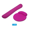 thumbnail image 3 of Uxcell Keyboard Wrist Pad Mouse Wrist Rest Ergonomic Wrist Support Comfortable Memory Foam Style 3, Red 1 Set, 3 of 5