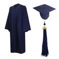 thumbnail image 7 of Pebbuoy 3Pcs/Set University Graduates Uniform Cosplay Student Japanese School Graduation Gown Hat Tassel Pendant Set Bachelor Robe Hat, 7 of 7
