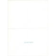 thumbnail image 2 of Pictura Sparkling Blue and Brown Letters Thank You Card, 2 of 2