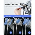 thumbnail image 3 of Hodvit 2 in 1 Shower Head Combo, High Pressure Rain Shower Head and Handheld Shower Head with 10 Spray Modes, 60" Stainless Steel Hose, 3 of 7