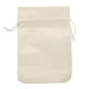 thumbnail image 2 of Bolsa de yute con cordón para regalo de dulces, arpillera rústica, para boda, fiesta de cumpleaños (blanco leche), 10 Uds., 2 of 4