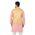 thumbnail image 5 of eloria Men's Nehru Jacket Waistcoat Indian Waistcoat Blazer Jacquard Jacket, 5 of 7