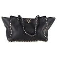 thumbnail image 1 of Pre-Owned Valentino Medium Rockstud Tote in Black Calfskin Leather, 1 of 2