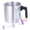 thumbnail image 2 of Juego de taza para cera de 1,2 litros/taza para derretir cera de 3 litros Taza para derretir cera Vela de aromaterapia casera Taza para derretir cera, 2 of 5