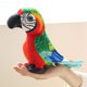 thumbnail image 5 of Peluche de loro de 20 cm, nuevo y encantador, suave, simulación de guacamayo psitácido, lindos animales salvajes, pájaros, muñecos, juguete para niños, regalo, 5 of 6