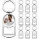 thumbnail image 2 of 10 Pcs Sublimation Blank Keychain Metal Bottle Opener Blank Key Ring Heat Transfer Rectangular Subl, 2 of 5