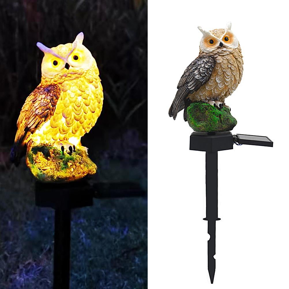 Lampes Solaires De Jardin à LED En Forme De Hibou, Ornement De Pelouse Lampe De Jardin Dexterieur Etanche Decoration 86250743