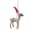 C, variant on 1pc Christmas Hat Dog, Dachshund Dog Christmas Tree Decoration Pendant, Acrylic Flat Christmas Gift Decoration Pendant,C