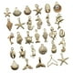 thumbnail image 4 of 32 colgantes con temática oceánica para hacer joyas, adornos creativos de aleación para pulseras, llaveros colgantes y accesorios., 4 of 9