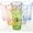 Red Green Yellow Blue Gray Transparent, variant on FASTBIRD Unbreakable Drinking Glasses Dishwasher Safe Acrylic Glasses Drinkware BPA Free Hard Plastic Cups Reusable Kitchen Water Glasses Drinking Set of 6 (6 Colors, 17oz)