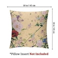 thumbnail image 4 of BANET  Pillowcase for Hair and Skin with Hidden Zipper Print Pillow Cases Set of 2 18x18in, 4 of 7