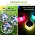 thumbnail image 2 of Solar Powered Water Float Light Pond Floating Light Magic Ball Light Garden Decoration Light Pool Light, Colorful Light, 2Pcs, 2 of 7