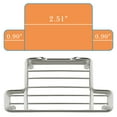 thumbnail image 4 of Wall Mount Toothbrush Holder, Stainless Steel Tooth Brush Stand, Wallmount/Countertop 3 Slots Organizer Compatible with Colgate Extra Clean, Oral-B CrossAction (Brushed Nickel), 4 of 6