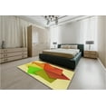 thumbnail image 4 of Ahgly Company Indoor Rectangle Patterned Slime Green Area Rugs, 3' x 5', 4 of 6