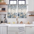 thumbnail image 2 of Blue Coastal Starfish Kitchen Curtains Window Panels, Beach Nautical Shell Eucalyptus Rustic Insulated Window Treatment Curtain, Grommet Curtains for Bedroom/Living Room/Bathroom, 2 Piece 52"Wx45"L, 2 of 8