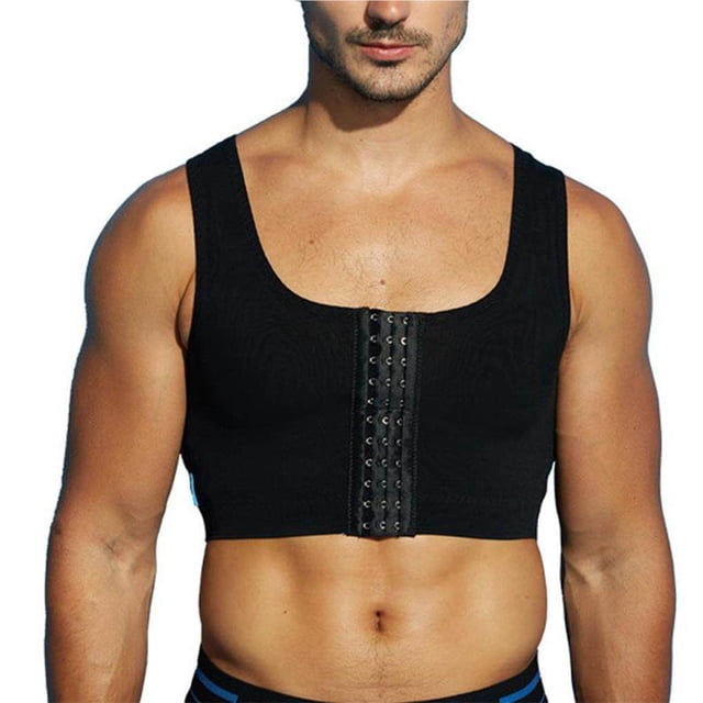 Langgg Men Chest Shape Vests Male Control Breast Gynecomastia Professional Slimming Tank Top Correct Corset Compressing Compression No.1
