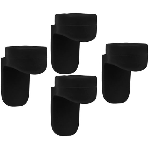 WHAMVOX  4 Pcs Silicone Clarinet Thumb Rest Finger Cushions Accessory Accessories Black