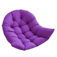 thumbnail image 2 of Cojín colgante para silla con forma de huevo, cojín colgante para silla con forma de cesta, lavable, suave y cómodo, almohadilla gruesa para oficina, Púrpura, 2 of 8
