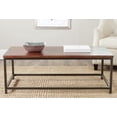 thumbnail image 2 of SAFAVIEH Alec Industrial Rustic Coffee Table, Distressed Red, 2 of 6