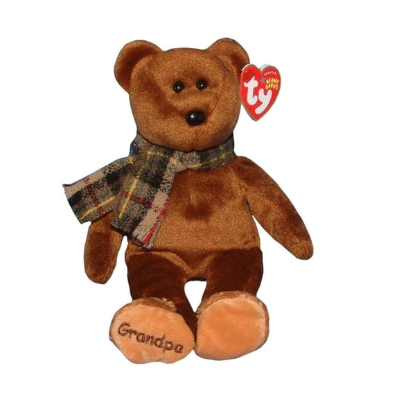 Ty Beanie Baby: Gramps the Bear | Stuffed Animal | MWMT's