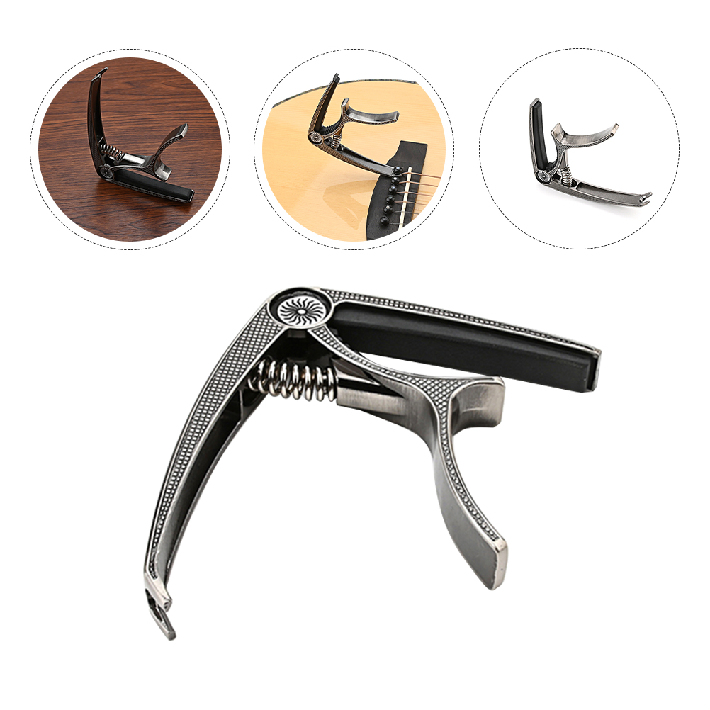 WRISTBIQUE Adjustable Metal Capo Tone Modified Clip for Guitar Useful Accessory