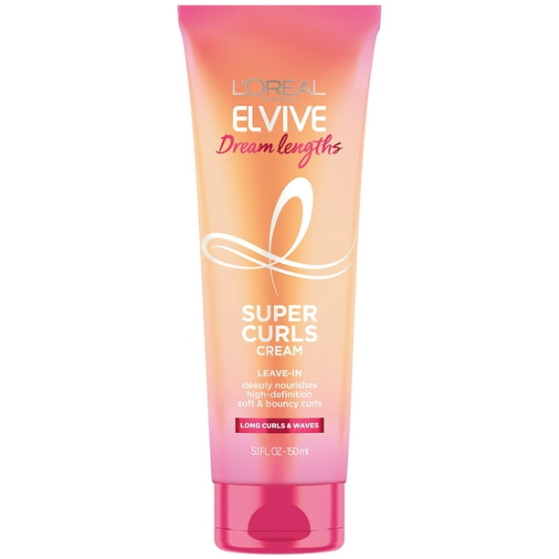 L'Oreal Paris Elvive Dream Lengths Super Curls Cream Leave-In, fl. oz. L'Oreal Paris Elvive Dream Lengths Super Curls Cream Leave-In, fl. oz.
