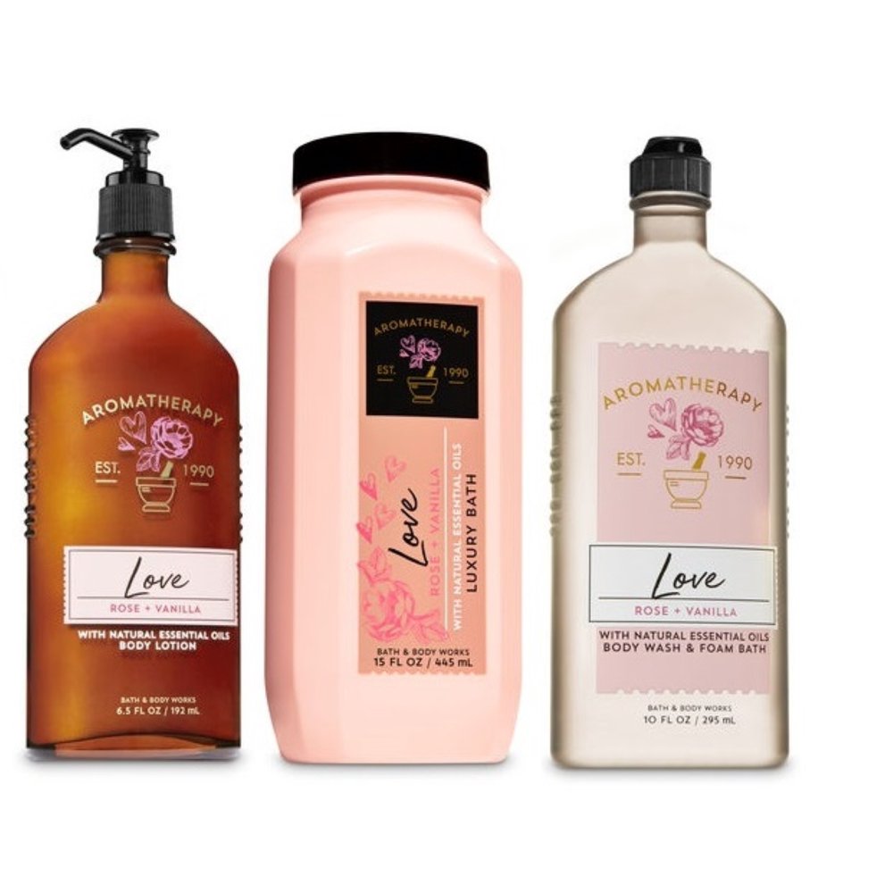 Bath And Body Works Love Rose And Vanilla