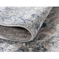 Oregon Collection Rug 7' x 10' Gray LowPile Rug Perfect For