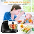 Processor 1.5 Cup Meat &Vegetable Electric Chopper Detachable Small